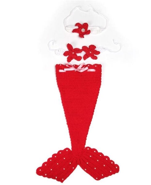 Baby mermaid photography prop set Carousel 2