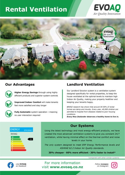 EVOAQ Basic Home Ventilation System 5 Room for house size up to 220 m² Carousel 2