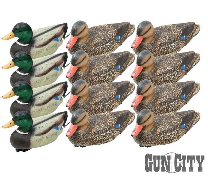 Full Size Mallard Decoys 8 Hens 4 Drakes Carousel 1