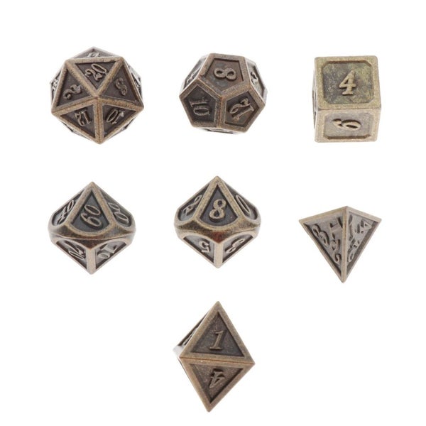 Dungeons and Dragons(DND) Metal dice set Carousel 3