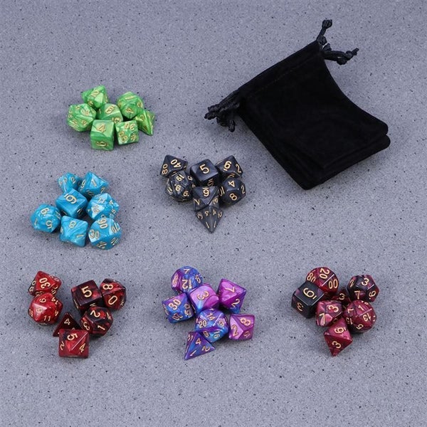 Dungeons and Dragons(DND) dice set Random Colour Carousel 1