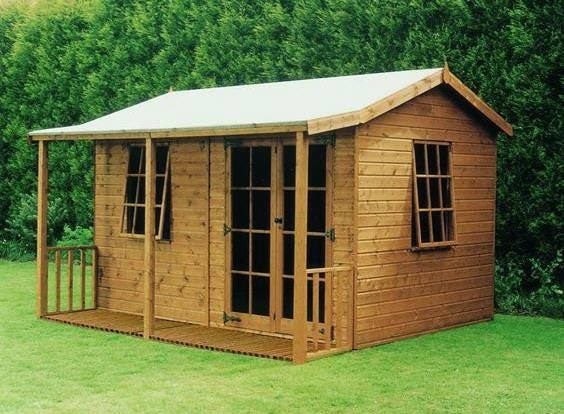 SALE, SALE, SALE! Cabin She Shed He Shed 2.400 x 4.200 plus a Veranda & Deck Carousel 1