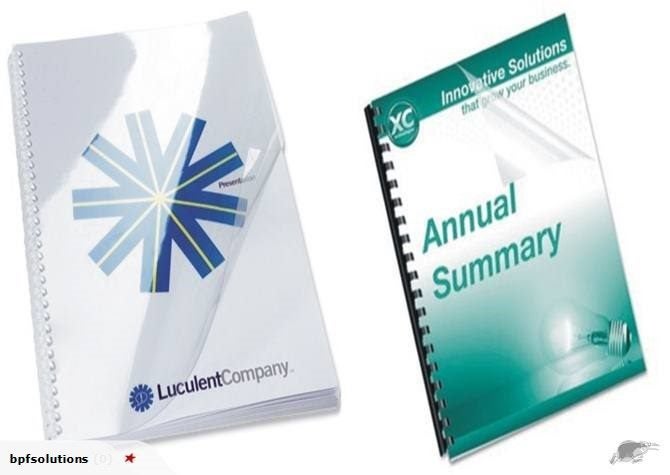 BINDING - 200micTRANSPARENT PVC Cover or Frosted PVC Cover 100s pk - A4 Carousel 2