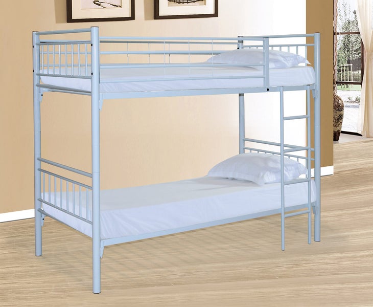 BUNK BEDS :SANSA:WHITE METAL BUNK Carousel 1