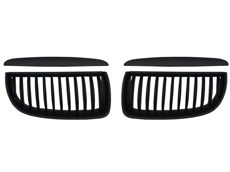 3-Series E90 Fifth generation 2005-2008 Sedan 4D GRILLE GRILL Matt Black for BMW Carousel 1