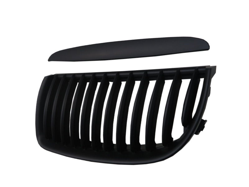 3-Series E90 Fifth generation 2005-2008 Sedan 4D GRILLE GRILL Matt Black for BMW Carousel 2