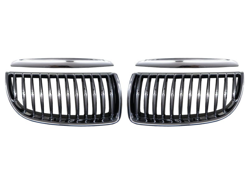 3-Series E90 E91 MK5 2005-2008 Sedan Wagon 4D 5D GRILLE GRILL Chrome for BMW Carousel 1