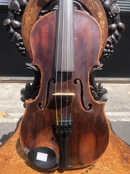 Antique 4/4 Antonius Stradivarius Cremonensis Faciebat Anno German Violin62863235549697111