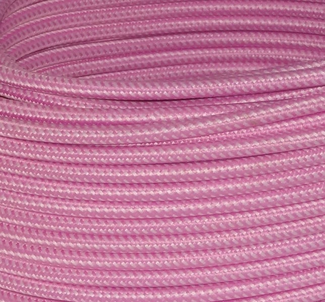 Electrical Fabric Cable / Cord 3-core. Candy Floss Carousel 1