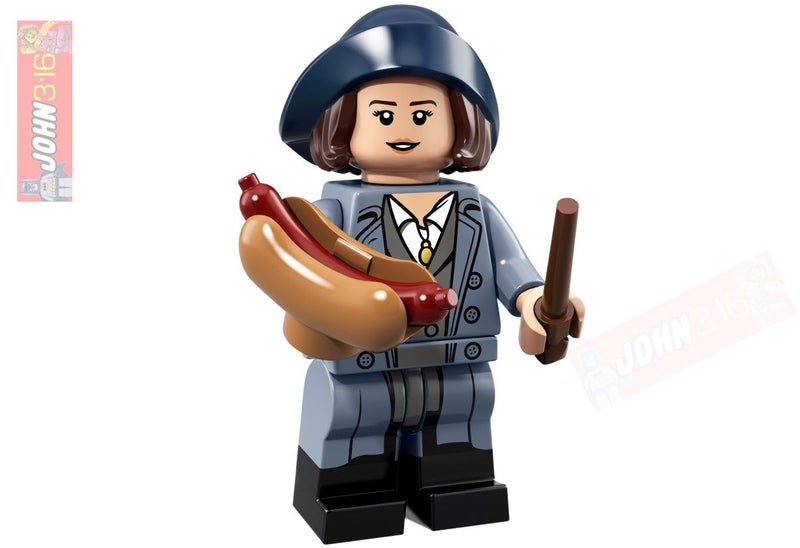 TINA GOLDSTEIN & HOTDOG - COLLECTIBLE FANTASTIC BEASTS LEGO MINIFIGURE 71022 Carousel 1