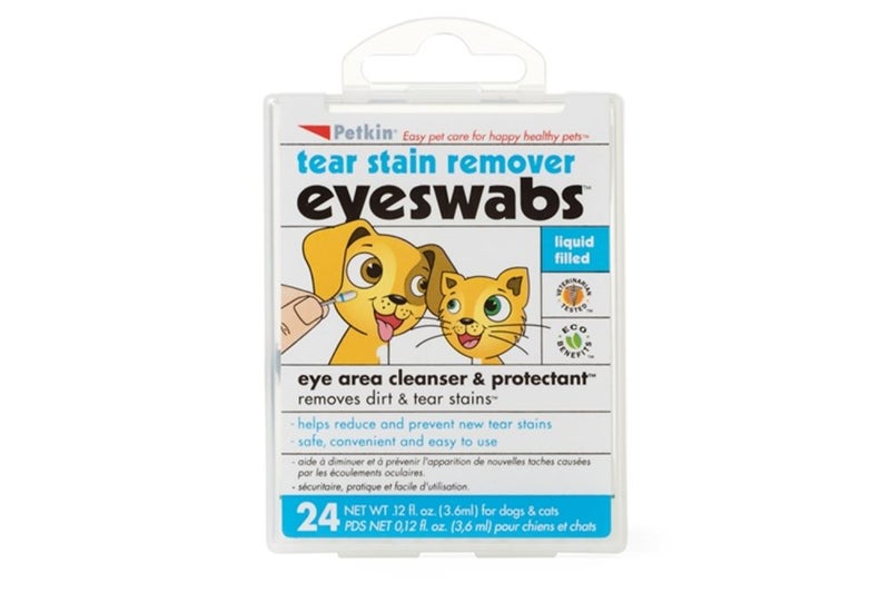 Petkin Eye & Tear Swabs 24pk Carousel 1