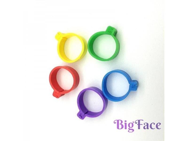 200 Pcs Inside Diameter 2.0cm Chicken Foot Ring Duck Goose Bird Quail Poultry Carousel 1