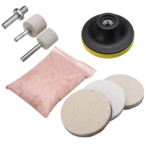 8pcs Cerium Oxide Pong Powder Felt Pong Pad Kit Carousel 1