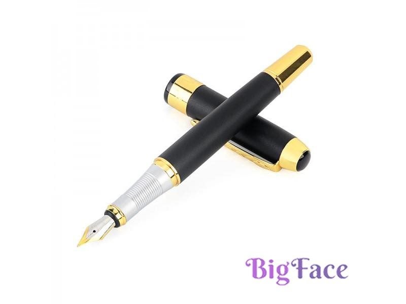New Luxury Brand Noble Golden Silver Stainless Fountain Pen Hot Sale Nib Gift Carousel 1