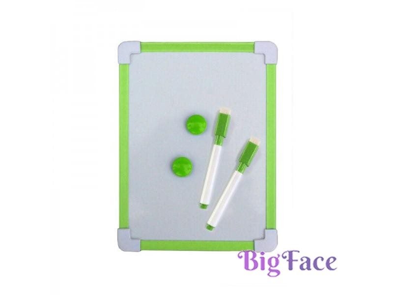 20.5*15.6cm Magnetic Kids 5 Colors Mini Dry Wipe Board With Pen Carousel 1