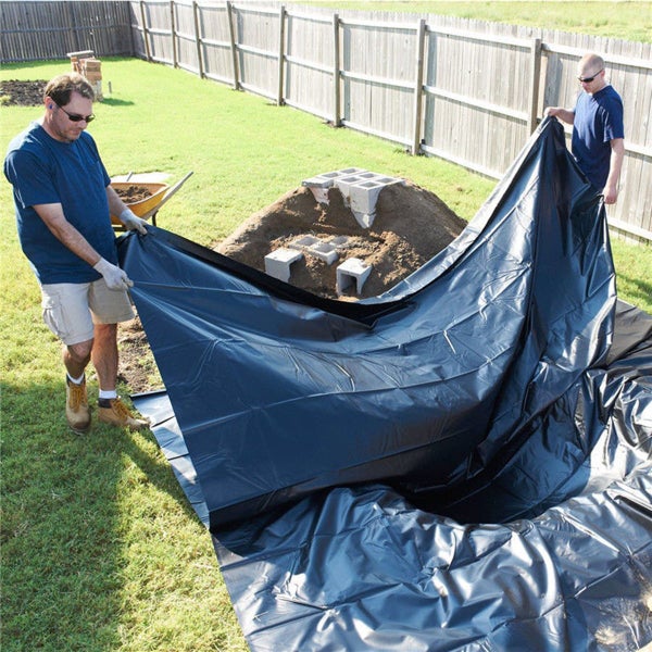 Large Fish Pond Liner Gardens Pools Membrane Reinforced Landscaping Underlayment Carousel 8