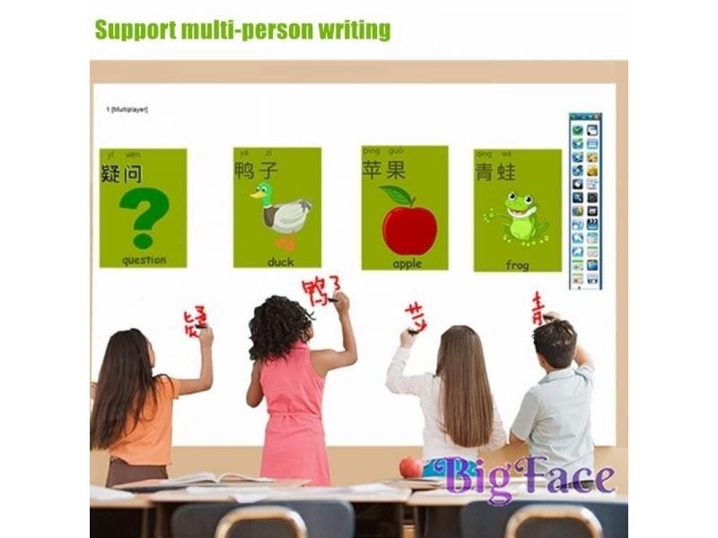 Optical Infrared Magic Electronic Interactive Whiteboard 40-150 Inches With 1 Carousel 2