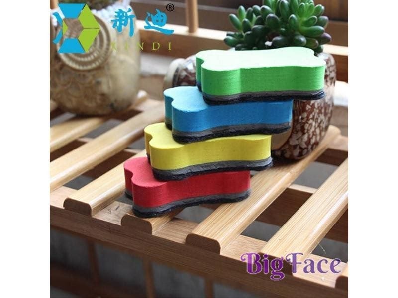 4pcs/lot New Lovely Bones Magnetic Whiteboard Eraser Cleaner Blackboard Carousel 1