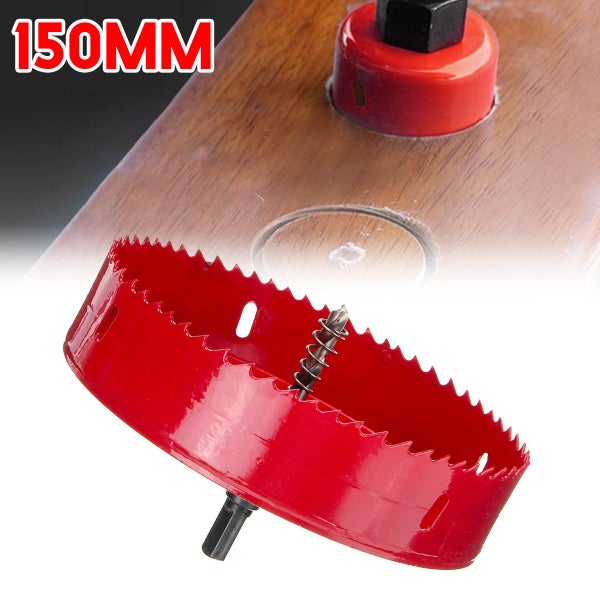 6 Inch 150mm Hole Saw Cutter For Cornhole Boards Corn Hole Drilling Woodworking Carousel 1