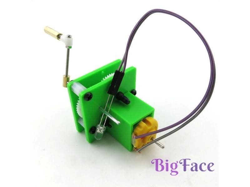DIY Hand Crank Dynamo Generation Handmade Toy Creative Simple Physics Teaching Carousel 1