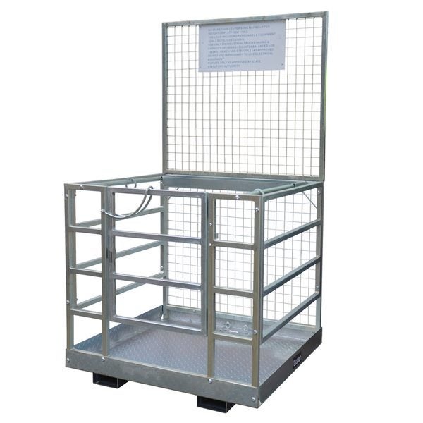 Forklift Safety Cage with Tool Tray (certified) Carousel 2