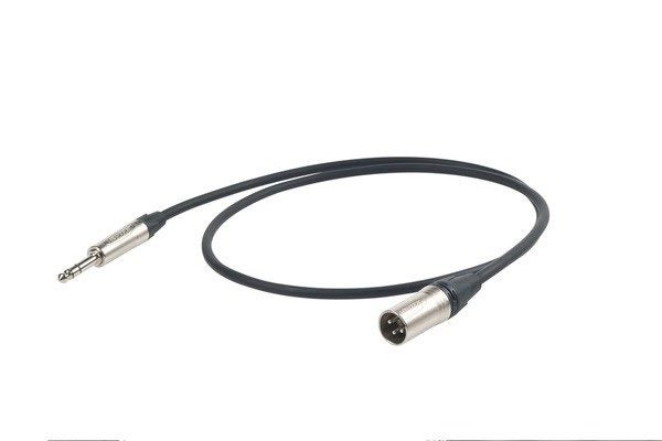 ESO240LU5 :: Proel XLR Input Lead MXLR > TRS 5m 95% Braid Shield BK Carousel 1