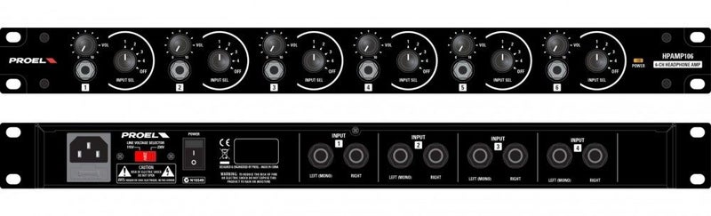 HPAMP106 :: Proel Headphone Amplifier Carousel 1