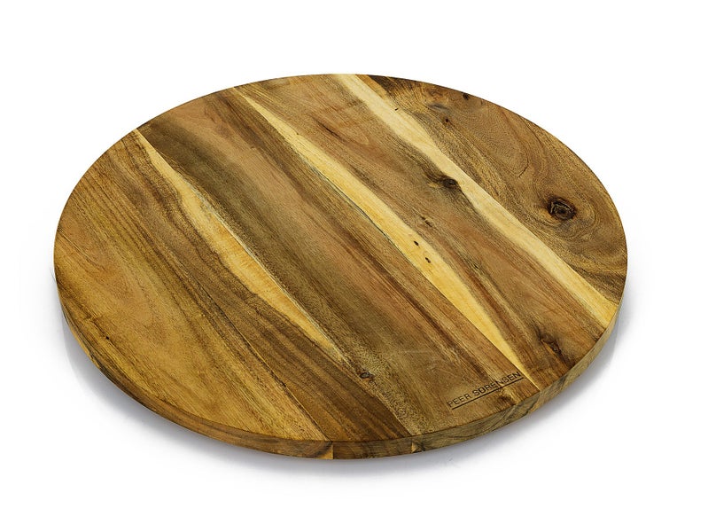 Lazy Susan Rotating Wooden Serving Board 45cm Carousel 1
