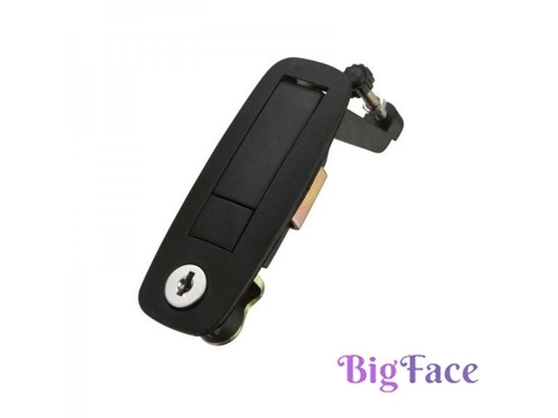 2Pcs Black Silver Flush Mount Lock With Spring Adjustable Latch Handle Carousel 1