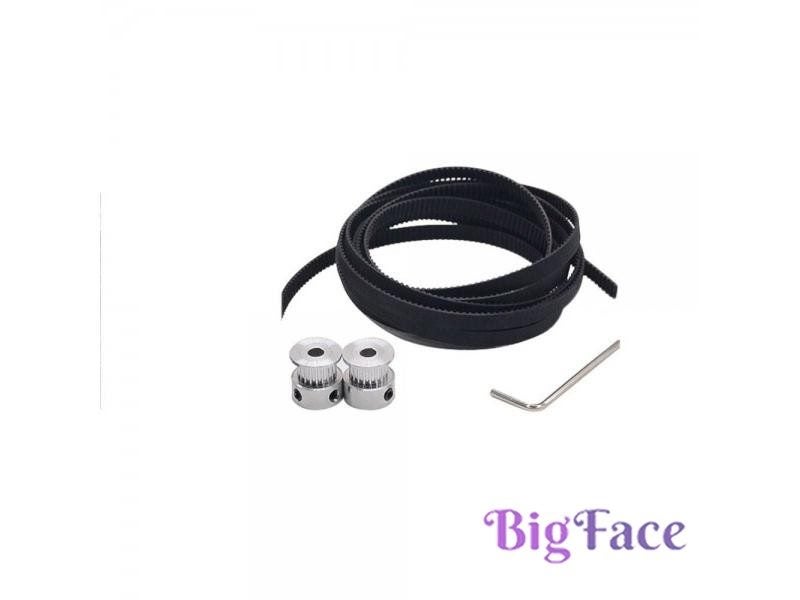 3D Printer Parts Accessory 2pcs 20 Teeth GT2 Timing Pulley Bore 5mm 2M GT2 Carousel 1