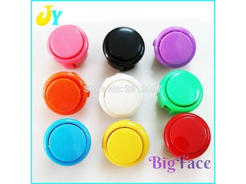 10 X New OEM 30mm Push Buttons Replace For Arcade Copy Sanwa Button Mame KOF Carousel 1