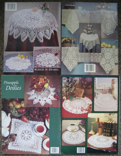 CROCHET DOILIES Table Topper TABLECOTH PATTERN BOOK Carousel 2