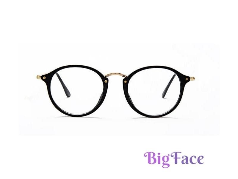 Temples For Glasses Round Glasses Eyeglasses Women Transparent Frame Retro Carousel 1