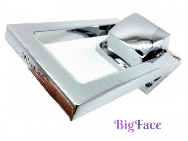 UNILOCKS Shiny Silver Bigger Drop Rings Door Knocker Bright Chrome Wooden Chair Carousel 1