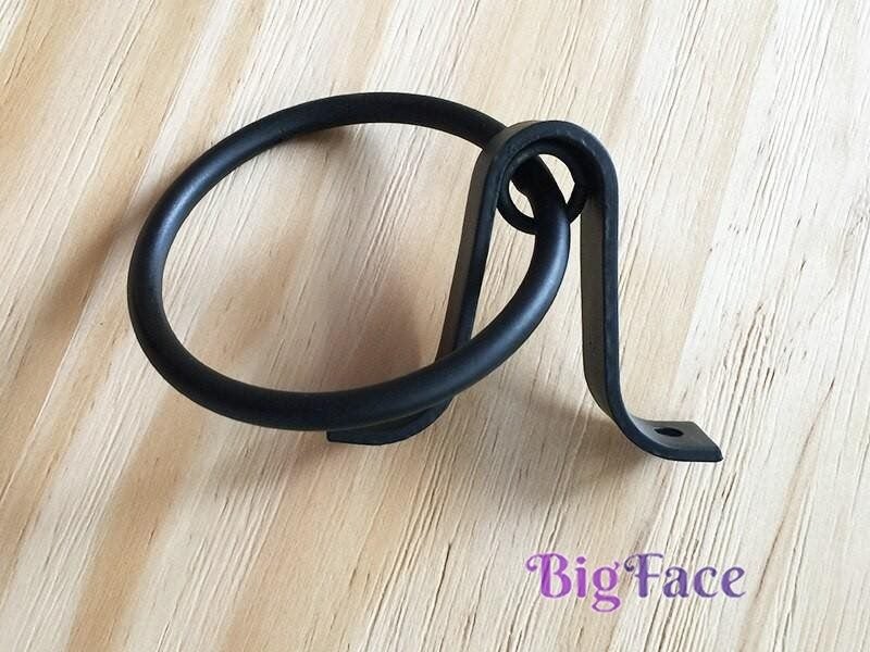 American Black Door Knocker Small Handle Wooden Door Tool Box Hardware Handle Carousel 1