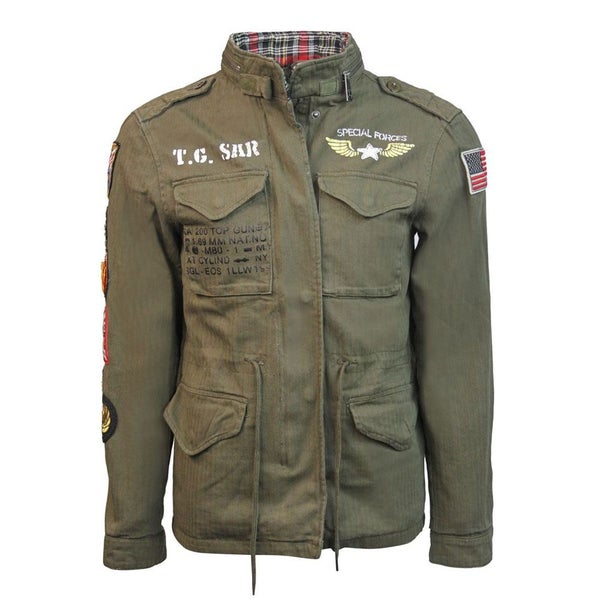 Top Gun M45 Canvas Jacket Olive Carousel 1
