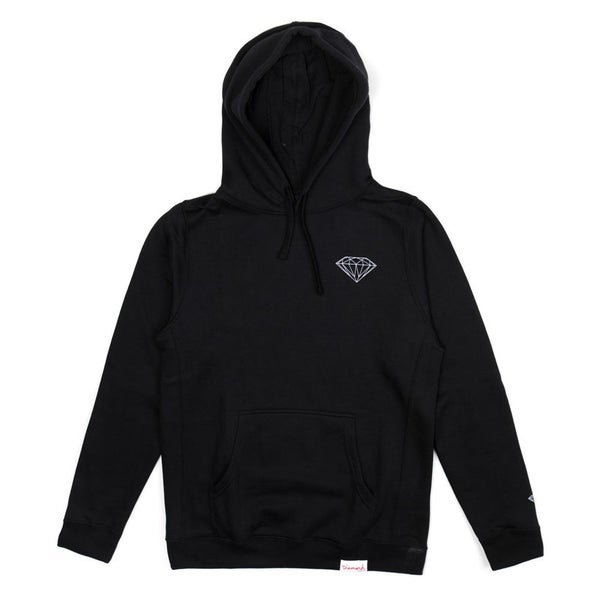 Diamond Supply Co Brilliant Core Hoodie Black Carousel 1