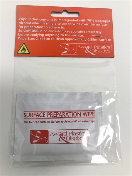 Pack of 100 Hygiene alcohol wipes Carousel 2