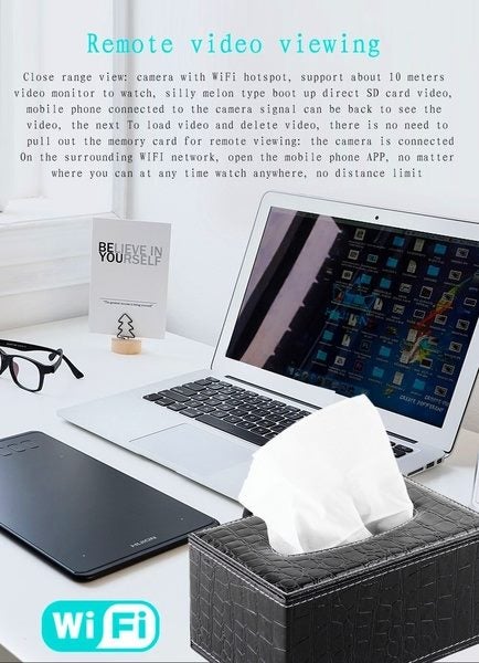 New Wireless Camera Tissue Box - New Carousel 16