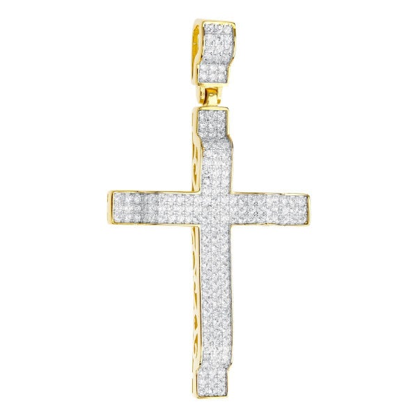 Premium Bling - 925 Sterling Silver Cross Pendant Carousel 1