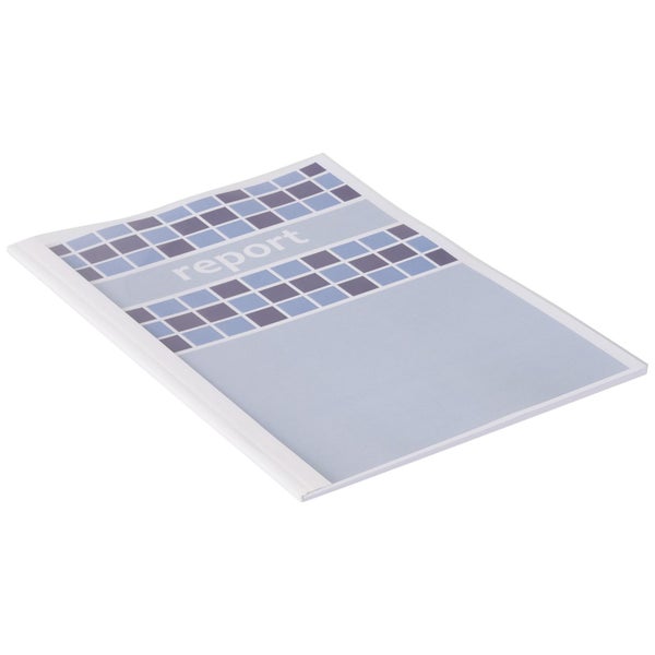 GBC Binding Cover Thermal 1.5mm White Pk100 Carousel 1