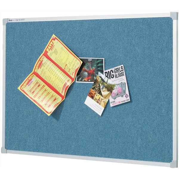 Quartet Penrite Fabric Pinboard Wedgewood 1800x1200mm Carousel 1
