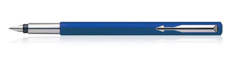 Parker Vector Calligraphy Fountain Pen with 2 Nibs and 4 refills (Blue Body) Carousel 2