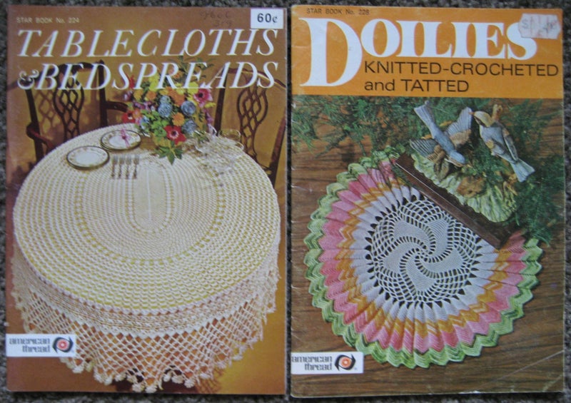 STAR CROCHET BOOK Knitting Tatting Pattern Book Carousel 1