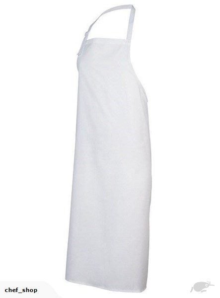 Bib Apron NO Pocket Black or White Carousel 1