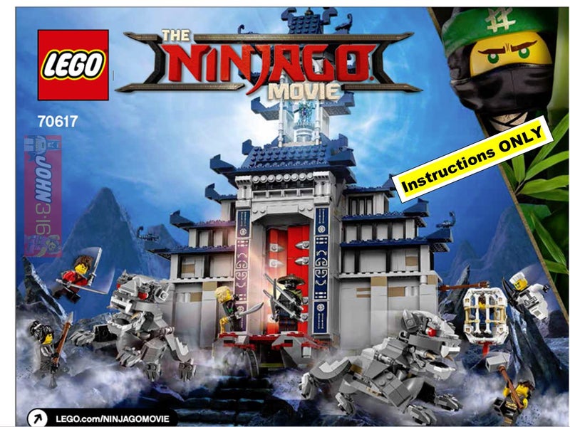 ** LEGO INSTRUCTIONS ** FOR NINJAGO SET - 70617 TEMPLE OF THE ULTIMATE WEAPON Carousel 1