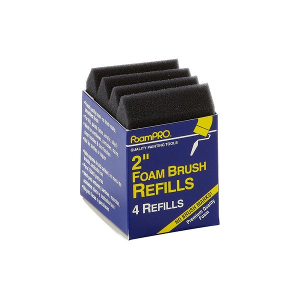 2" Foam Brush Heads (4 Refills) Carousel 1