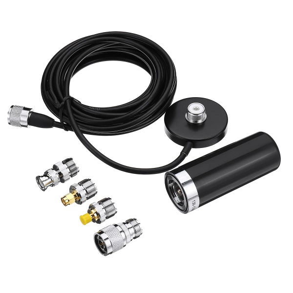 Car Mobile Radio Dual Band VHF UHF Antenna PL259 5M Coaxial Cable Magnetic Mount Carousel 10