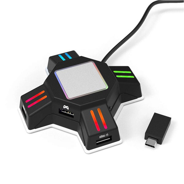 Keyboard Mouse Adapter Gamepad Converter Controller USB Hub For PS4 PS3 XOne FPS Carousel 4