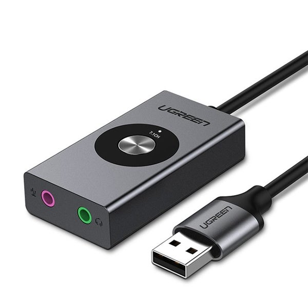 CM190 USB7.1 Channel External Sound Card Stereo Micphone Earphone Headset Carousel 1